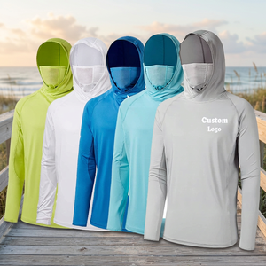 Sudadera con Capucha UPF 50 para Pesca, Protección UV, Ligera, Transpirable, Unisex, Protección Solar, Poliéster/Nailon, Secado Rápido - Product Image 4