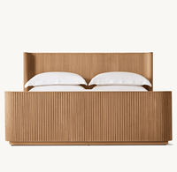 Nouvelle arrivée Ensemble de chambre à coucher de luxe américain mobilier cadre de lit King Size