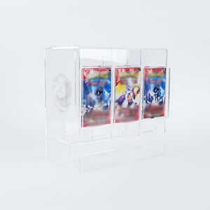Dispensador de Sobres de Cartas Coleccionables (TCG) de Acrílico Transparente con Protección UV de 3 Ranuras, Directo de Fábrica, para Almacenamiento y Exhibición - Product Image 2