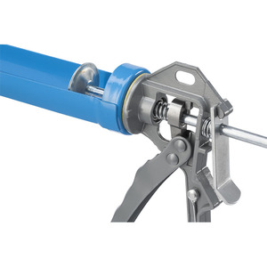 Pistola de Silicona Super Reforzada Fervi de 300 ml, Herramienta Profesional para Calafateo en Construcción y Reparación - Product Image 1