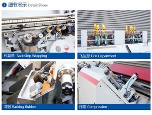 Hoàn toàn tự động Trường tập thể dục cuốn sách làm cho máy copybook nóng chảy keo ràng buộc cuốn sách cột sống Taping máy để làm cho máy tính xách tay - Product Image 4