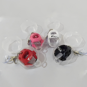 พวงกุญแจรูปถ่ายสั่งทำราคาถูก <span class=keywords><strong>ของ</strong></span>ที่ระลึกยอดนิยม หมวกเทควันโดเคลือบโฟม พวงกุญแจศิลปะการต่อสู้ พวงกุญแจเทควันโด - Product Image 4