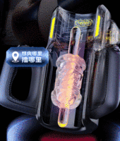 Leten THRUSTING-PRO 12cm Schubfunktion Hochgeschwindigkeits-Masturbator Automatische Teleskop-Vagina Masturbation Sextoy für Männer