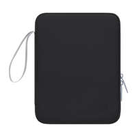 Portable Unisexe En Gros Personnalisé Universel Ordinateur Portable Pochette D'ordinateur Zipper Case Sac En Cuir PU Couverture D'ordinateur Portable avec Poignée