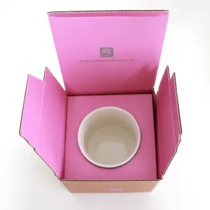 中国高品质定制豪华杯子盒子包装盒杯子瓦楞纸箱