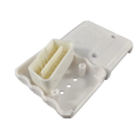 Connecteur OBD SETOCONT blanc ST-SOH-011 avec bornes mâles plaquées or 16 broches, couvercle OBDII, boîtier OBD2