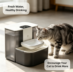 Fontaine à eau intelligente pour animaux de compagnie 4,5 L, étanche, sans fil, avec détection automatique et fonctionnement silencieux pour usage intérieur - Product Image 4