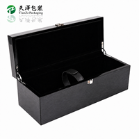 Boîte cadeau en bois noir brossé personnalisée avec doublure en velours verrouillable, finition artisanale, insert de couleur personnalisée