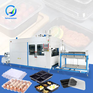 Machine de thermoformage sous vide industrielle entièrement automatique OCEAN pour couvercles de cartons d'œufs en feuille épaisse, à vendre - Product Image 1