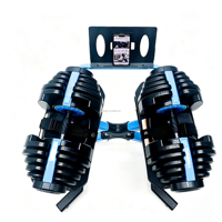 Haltères de fitness en gros 40 kg, haltères réglables en acier 90 lb personnalisés, ensembles d'haltères pour salle de sport