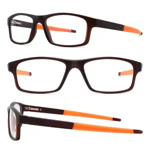 Monturas ópticas deportivas TR90 de alta calidad, duraderas, cómodas, gafas deportivas para hombres