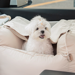Haute qualité personnalisé chien siège de voiture Portable <span class=keywords><strong>Booster</strong></span> amovible lavable sûr sac de voyage pour animaux de compagnie petits animaux imprimé motif fabriqué en PP - Product Image 5