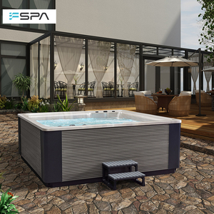 Spa de style moderne pour l'extérieur, vente en gros, spa carré en acrylique, jacuzzi, spa américain, baignoires à remous - Product Image 2