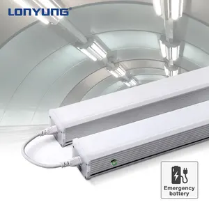 Dispositivo de luz LED integrado com saída de alto lúmen de 0-10V e 130lm/w, luminária linear LED de luzes lineares