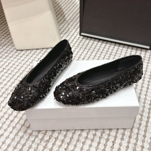 2026 ARKETS chaussures plates pour femmes sans lacet ballerines paillettes supérieure élégante légère conception supérieure chaussures de mariage et de Banquet - Product Image 3