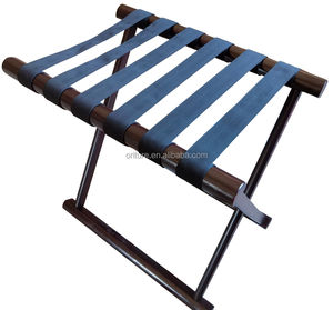 Portaequipajes de madera plegable duradero, elegante soporte de equipaje plegable para habitación de invitados de Hotel, suministro de muebles de dormitorio - Product Image 5