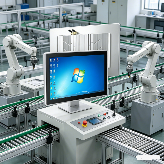 RCOMPT Custom 10.1 Inch Touch Screen All in One PC Android Tablet Embedded Computer Industrial PC with Pci Express External Port