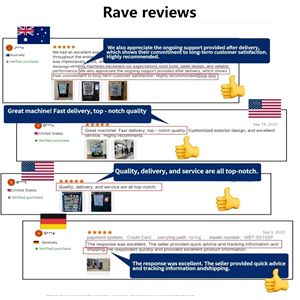 Máquina Expendedora Personalizable de Aperitivos y Bebidas con Lector de Tarjetas y Código QR para Pagos, Botellas de Refresco y Fideos Instantáneos - Product Image 2