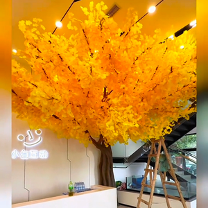 Искусственное дерево гинкго/каучуковое дерево большого размера для декора сада и ресторанов, на заказ - Product Image 3