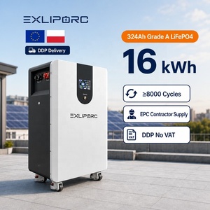 โปแลนด์พร้อมส่ง 16kWh LiFePO4 51.2V 324Ah ระบบสำรองไฟบ้านอัจฉริยะ ESS ปลอดภาษี DDP ได้รับการรับรองมาตรฐาน CE สำหรับสำรองไฟทั้งบ้าน - Product Image 1