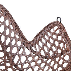 Confortable jardin extérieur balançoire oeuf rotin meubles alliage balançoire hamac chaise suspendue avec coussin de support - Product Image 4