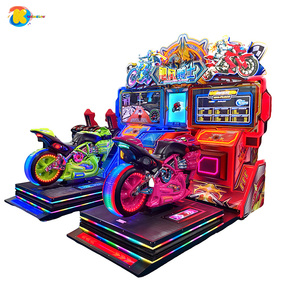 Simulador de Motocicletas para Dos Jugadores, Máquina de Juego de Realidad Virtual con Conducción Dinámica, Compatible con Inglés para Parques de Diversiones - Product Image 1