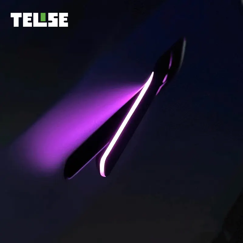 TELISE ราคาผลิตชิ้นส่วน Tesla อัตโนมัติอัจฉริยะสมาร์ทไฟ LED รถมือจับประตูกระบอกไฟฟ้าสําหรับรุ่น Y 3