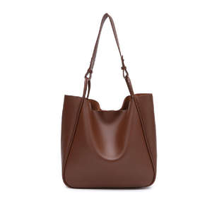 Sac à bandoulière simple en cuir PU de couleur unie pour femmes, sac à main de grande capacité pour femmes, sac à bandoulière pour femmes - Product Image 6