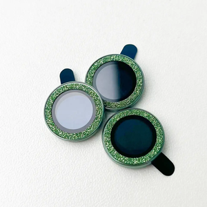 Per <span class=keywords><strong>iPhone</strong></span> 14 <span class=keywords><strong>Pro</strong></span> <span class=keywords><strong>iPhone</strong></span> <span class=keywords><strong>13</strong></span> 12 <span class=keywords><strong>Pro</strong></span> Max Glitter Diamonds Bling colorato protezione dell'obiettivo della fotocamera copertura della fotocamera vetro temperato in metallo - Product Image 5