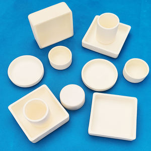 99% Alumine Céramique Bateau Creuset Rectangle Corindon pour Four de Frittage en 15ml 25ml 50ml 100ml Tailles - Product Image 5