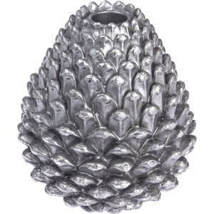 Candela a Forma di Pigna Argentata - Product Image 1