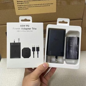 ที่ชาร์จโทรศัพท์ USB C อะแดปเตอร์3พอร์ต T6530ชนิด C ตัวชาร์จเร็วสุดๆ65W อะแดปเตอร์แปลงไฟ PD สำหรับ <span class=keywords><strong>Samsung</strong></span> S24 S23 S20 - Product Image 1