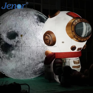 Decoración <span class=keywords><strong>Lunar</strong></span> Inflable de Astronauta, Ideal para Decoración de Escenarios de Fiestas de Museos de Ciencia Espacial al Aire Libre y Publicidad. - Product Image 6