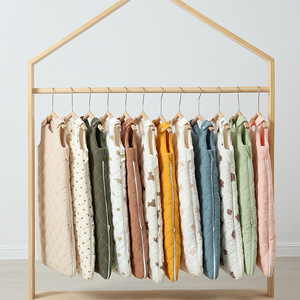 <span class=keywords><strong>Gigoteuse</strong></span> matelassée sans manches pour bébé, fermeture à boutons, hiver, épaisse, en <span class=keywords><strong>gaze</strong></span> <span class=keywords><strong>de</strong></span> <span class=keywords><strong>coton</strong></span> pur, anti-gigotement, douce et respirante pour nouveau-né - Product Image 3