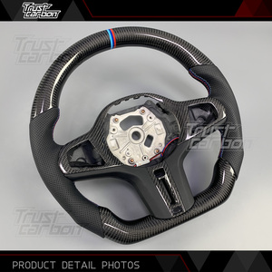 Volante Sportivo in Vera Fibra di Carbonio Personalizzato Design Classico per BMW Serie G 2017-2024 G01 G05 G11 G14 F90 <span class=keywords><strong>G20</strong></span> <span class=keywords><strong>G30</strong></span> G29 <span class=keywords><strong>G30</strong></span> - Product Image 3