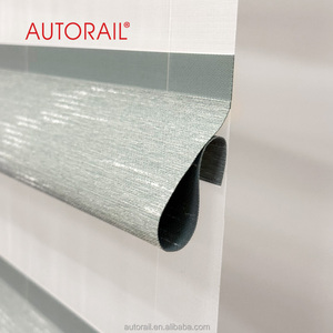 電動式完全遮光バタフライブラインド リモコン付き 高品質窓用シアーシェード 寝室用 - Product Image 2