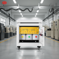 Transformateur triphasé sec 50KVA 75KVA 225KVA, élévateur de tension 208V 220V vers 380V 400V 480V, bobinage en cuivre, usage industriel
