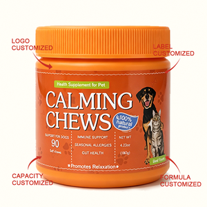 En stock - Friandises calmantes premium pour chiens et chats avec L-Tryptophane pour favoriser <span class=keywords><strong>la</strong></span> relaxation et le bien-être émotionnel - Product Image 2