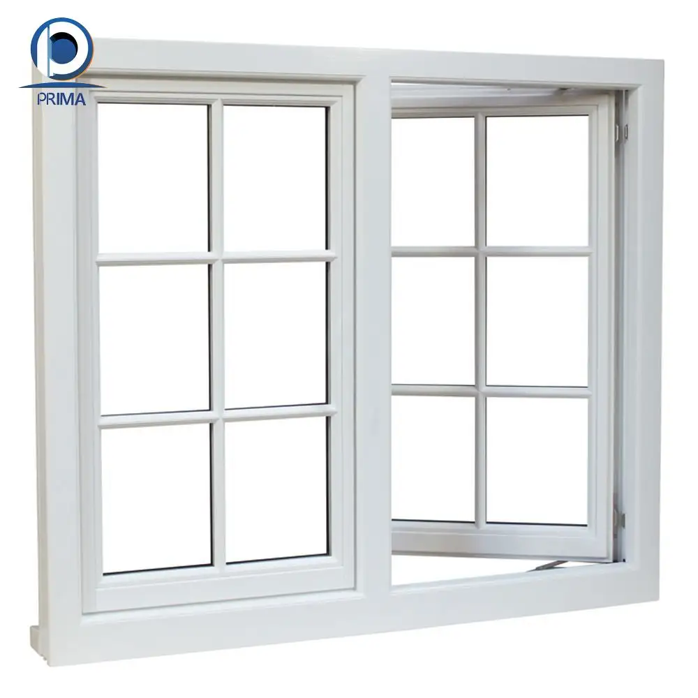 Prima altalena finestre con struttura sottile Upvc vetro bifolding finestre Upvc finestra finestra profilo porta linea di produzione di estrusione