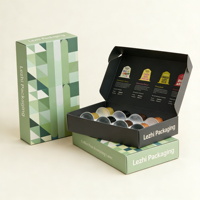 Boîte en papier personnalisée pour dosettes de café avec logo, emballage de luxe pour capsules de café d'hôtel, boîte de rangement vide pour capsules de café, boîte d'expédition pour capsules de café