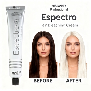 บีเวอร์ครีมฟอกสี<span class=keywords><strong>ผม</strong></span>แบบกึ่งถาวรสำหรับย้อมสีผมสีเหลืองครีมฟอกสี<span class=keywords><strong>ผม</strong></span>จากธรรมชาติ9ระดับ - Product Image 1