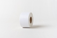 Rouleau d'étiquettes autocollantes en papier couché en gros, papier artistique imperméable imprimable par transfert thermique pour bouteilles de cosmétiques