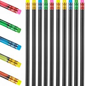 Crayons thermochromiques personnalisés avec logo, crayons en bois standard avec gomme, pour enfants Hb 2B 2H, changement de couleur - Product Image 2