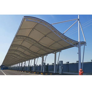 Design Wholesale Price Outdoor <b>Canopy</b> <b>Tent</b> Prefab Modern Garage Roof <b>Tent</b> PVDF Membrane Structure Inclined Car Parking <b>Canopy</b> - Product Image 2