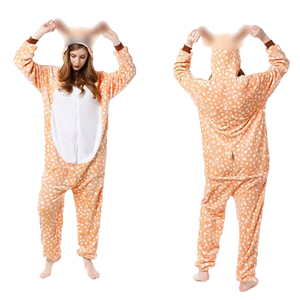 Pijama de una pieza de animales de dibujos animados para adultos, ropa de casa de franela Sullivan para niños, hombres y mujeres - Product Image 6