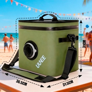 กระเป๋าเก็บความเย็นแบบนุ่มสำหรับปิกนิก กันน้ำ กันรั่ว รุ่นใหม่ Outdoor 600D TPU พร้อมช่องใส่ลำโพง เหมาะสำหรับเดินป่า ชายหาด และตั้งแคมป์ - Product Image 3