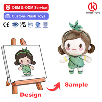 Jouets en peluche Kinqee, figurines en peluche personnalisées, ensemble de cadeaux, jouets en peluche de dessins animés personnalisés, jouet en peluche sur mesure