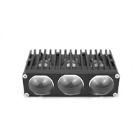 Système d'éclairage automatique 4WD Led Work Light Offroad 4x4 Grille d'éclairage Trois Lentilles Projecteur LED Projecteur de voiture pour moto