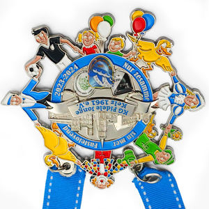 批发锌合金马拉松运动最佳质量嘉年华空白定制3d金属奖牌 - Product Image 4