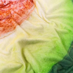 Manta de punto personalizada para bebé con sandía y fruta de aguacate para niños, mantas de franela Súper suaves - Product Image 2